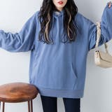 ブルーその他 | ドロップショルダーカラープルパーカ レディース メンズ | WEGO【WOMEN】