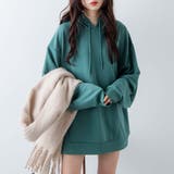 グリーン | ドロップショルダーカラープルパーカ レディース メンズ | WEGO【WOMEN】