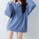 【WEB限定】ドロップショルダーカラープルオーバー レディース メンズ | WEGO【WOMEN】 | 詳細画像2 