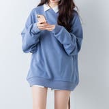 【WEB限定】ドロップショルダーカラープルオーバー レディース メンズ | WEGO【WOMEN】 | 詳細画像3 