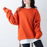 オレンジ | 【WEB限定】ドロップショルダーカラープルオーバー レディース メンズ | WEGO【WOMEN】