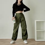ワイドカーゴパンツ カーゴパンツ 韓国 | WEGO【WOMEN】 | 詳細画像4 