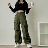 ワイドカーゴパンツ カーゴパンツ 韓国 | WEGO【WOMEN】 | 詳細画像5 
