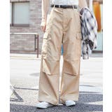 ベージュ | ワイドカーゴパンツ カーゴパンツ 韓国 | WEGO【WOMEN】