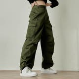 カーキ | ワイドカーゴパンツ カーゴパンツ 韓国 | WEGO【WOMEN】