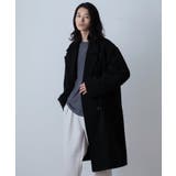 ブラック | ニットメルトンダブルチェスターコート 秋 冬 | WEGO【MEN】