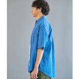 デニムBIGシャツ(半袖) 韓国 韓国ファッション ストリート系 | WEGO【MEN】 | 詳細画像3