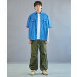 デニムBIGシャツ(半袖) 韓国 韓国ファッション ストリート系 | WEGO【MEN】 | 詳細画像5