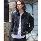 ブラック | デニムトラッカージャケット 韓国 韓国ファッション ストリート系 | WEGO【MEN】