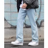 デニム淡色 | デニムフレアパンツ 韓国 韓国ファッション ストリート系 | WEGO【MEN】