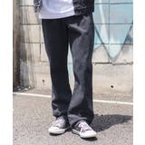 ブラック | デニムフレアパンツ 韓国 韓国ファッション ストリート系 | WEGO【MEN】
