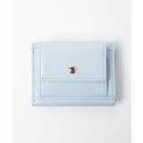 サックス | フラットミニウォレット | WEGO【WOMEN】