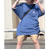 ブルー | CARHARTT PocketTシャツ ユニセックス | WEGO【MEN】