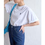 オートミール | USPOLOワンポイントTシャツ レディース 春 | WEGO【WOMEN】