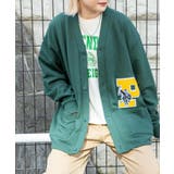 Dグリーン | 別注 USPOLO BIGロゴ刺繍カーディガン 韓国 韓国ファッション | WEGO【WOMEN】