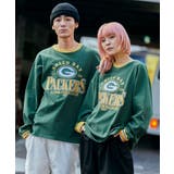 ダークグリーン | 別注 NFL チームロゴ刺繍BIGロンTシャツ | WEGO【MEN】