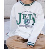 ホワイト | 別注 NFL チームロゴ刺繍BIGロンTシャツ | WEGO【MEN】