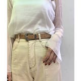 ライトベージュ | ウエスタンバックルベルト | WEGO【WOMEN】