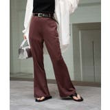ブラウン | ポンチセンタープレスフレアパンツ レディース フレア | WEGO【WOMEN】