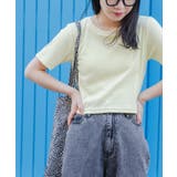 リブショートTシャツ レディース 春 | WEGO【WOMEN】 | 詳細画像25 