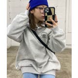 オートミール | オーバーサイズハーフジップスウェット | WEGO【WOMEN】