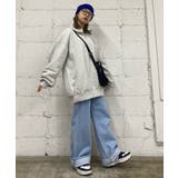 オーバーサイズハーフジップスウェット | WEGO【WOMEN】 | 詳細画像17