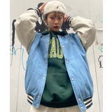 ワンポイント刺繍スタジャン ユニセックス レディース | WEGO【MEN】 | 詳細画像1