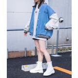 ワンポイント刺繍スタジャン ユニセックス レディース | WEGO【MEN】 | 詳細画像10