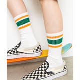 柄3 | 底パイルラインソックス | WEGO【WOMEN】