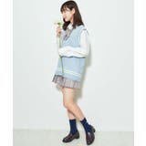 ラインスクールニットベスト | WEGO【WOMEN】 | 詳細画像2