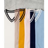 ラインスクールニットベスト | WEGO【WOMEN】 | 詳細画像13