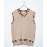 ラインスクールニットベスト | WEGO【WOMEN】 | 詳細画像18