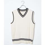 ラインスクールニットベスト | WEGO【WOMEN】 | 詳細画像19