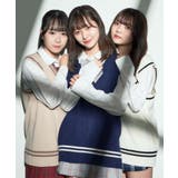 ラインスクールニットベスト | WEGO【WOMEN】 | 詳細画像24