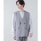 ルーズダブルジレ 秋服 冬服 服 長袖 秋冬 秋 冬 韓国 韓国ファッション | WEGO【MEN】 | 詳細画像1