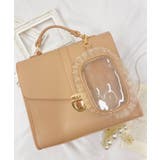 ベージュ | レターフラップ痛ショルダー 痛バ クリアバック | WEGO【WOMEN】