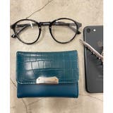 ダークグリーン | 金具付きクロコウォレット | WEGO【WOMEN】