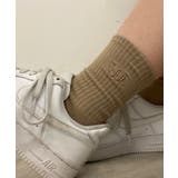 ワンポイント刺繍パイルリブソックス 秋 冬 | WEGO【WOMEN】 | 詳細画像1