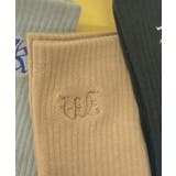 ワンポイント刺繍パイルリブソックス 秋 冬 | WEGO【WOMEN】 | 詳細画像3