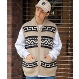 ベージュ | ルーズカウチンベスト 秋 冬 | WEGO【MEN】
