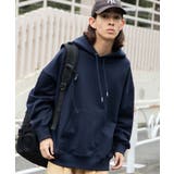 ネイビー | ヘビーウエイト BIGプルパーカー 韓国 | WEGO【WOMEN】