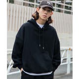 ブラック | ヘビーウエイト BIGプルパーカー 韓国 | WEGO【WOMEN】
