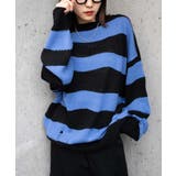ブルーボーダー | ダメージルーズボーダーニット 地雷系 韓国 | WEGO【WOMEN】