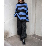 ダメージルーズボーダーニット 地雷系 韓国 | WEGO【WOMEN】 | 詳細画像3 