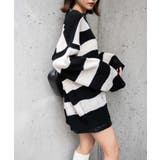 ダメージルーズボーダーニット 地雷系 韓国 | WEGO【WOMEN】 | 詳細画像13 