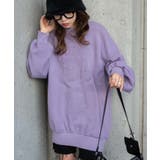 ロゴ刺繍ピグメントBIGプルオーバー | WEGO【WOMEN】 | 詳細画像7