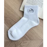 アンクルパイルゆる刺繍ソックス 韓国 韓国ファッション | WEGO【WOMEN】 | 詳細画像3 