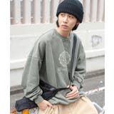 カーキ | ヘビーウエイト ピグメントプルオーバー 韓国 | WEGO【MEN】