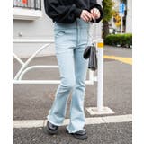 ハイウエストフレアデニムパンツ 韓国 韓国ファッション | WEGO【WOMEN】 | 詳細画像2 