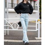 ハイウエストフレアデニムパンツ 韓国 韓国ファッション | WEGO【WOMEN】 | 詳細画像6 
